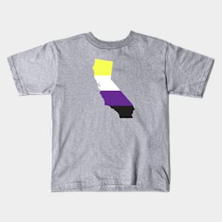 California Non-Binary Pride Kids T-Shirt